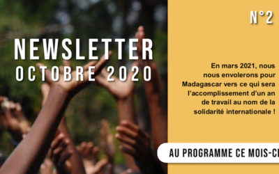 Découvrez la newsletter d’octobre 2020 de l’association Human’isa !